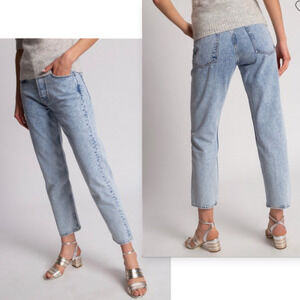 Rag & Bone High Rise Ankle Slim MAYA Light Wash Jeans
